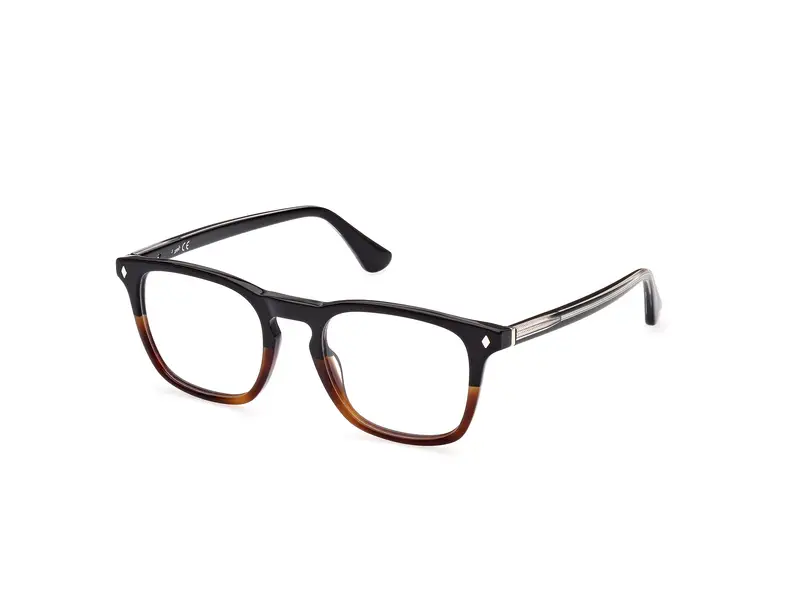Uomo WE5386 56 Montature da vista Acetato Havana Squadrata Normale