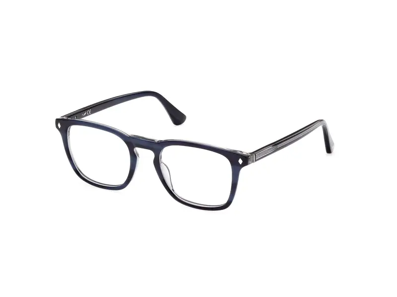 Uomo WE5386 92 Montature da vista Acetato Blu Squadrata Normale