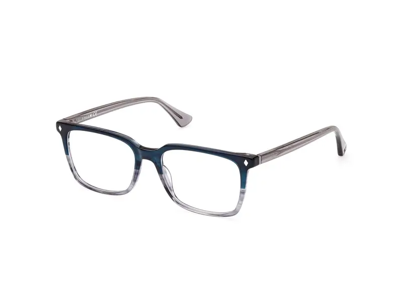 Web Uomo WE5401 92 Montature da vista Acetato Blu  Squadrata Normale