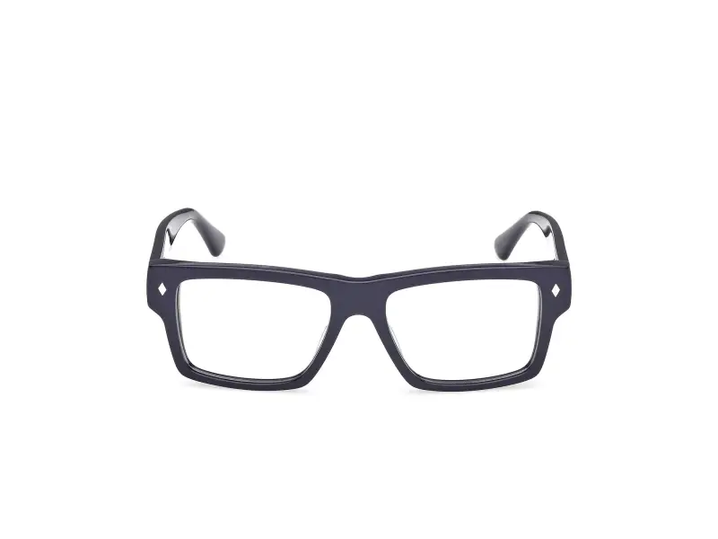 Uomo WE5415 090 Montature da vista Acetato Blu Squadrata Normale miniatura 2