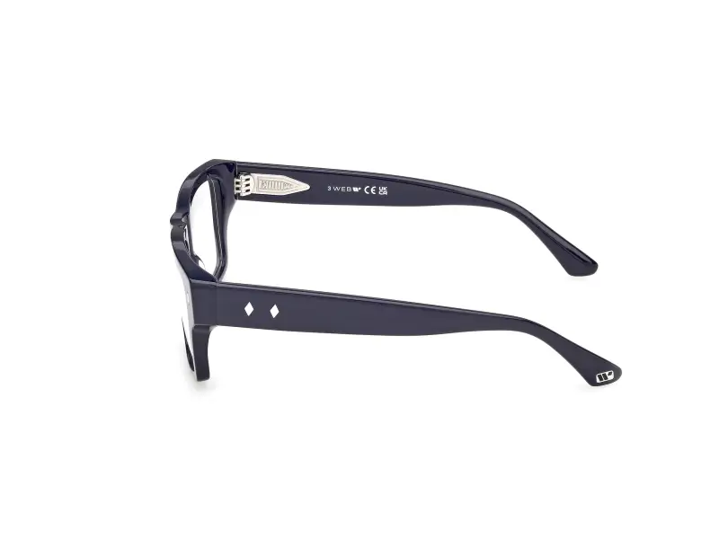 Uomo WE5415 090 Montature da vista Acetato Blu Squadrata Normale miniatura 3