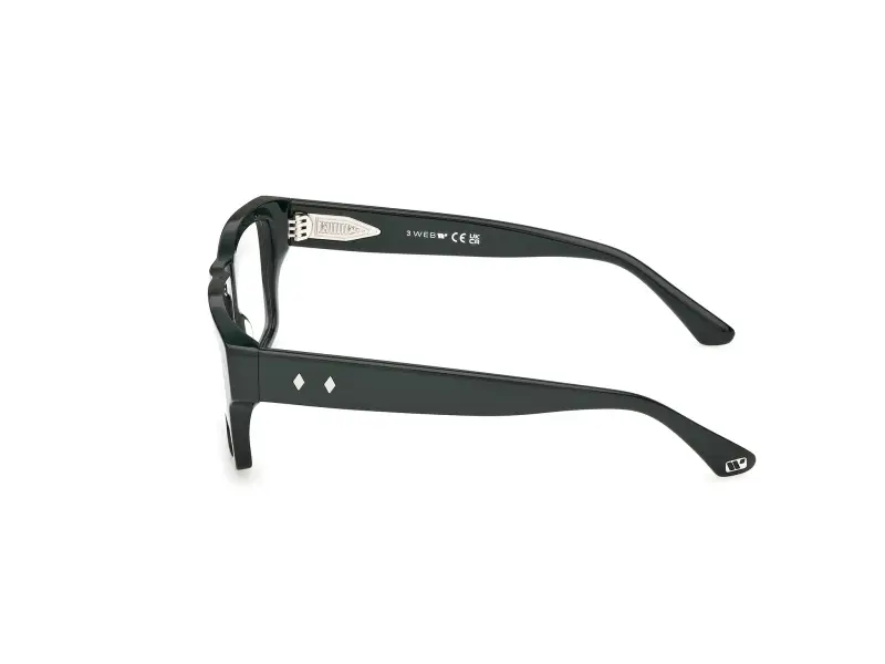 Uomo WE5415 096 Montature da vista Acetato Verde Squadrata Normale miniatura 3