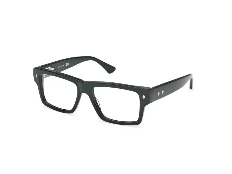 Uomo WE5415 096 Montature da vista Acetato Verde Squadrata Normale