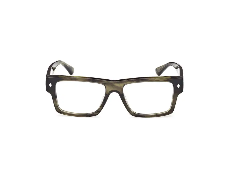 Web Uomo WE5415 59 Montature da vista Acetato Beige Squadrata Normale miniatura 2