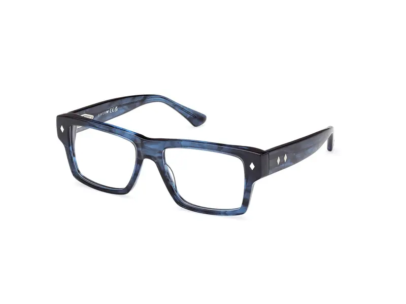 Web Uomo WE5415 92 Montature da vista Acetato Blu  Squadrata Normale