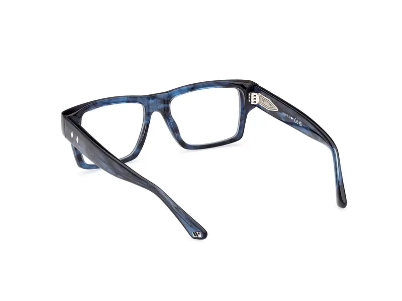 Web Uomo WE5415 92 Montature da vista Acetato Blu Squadrata Normale miniatura 3