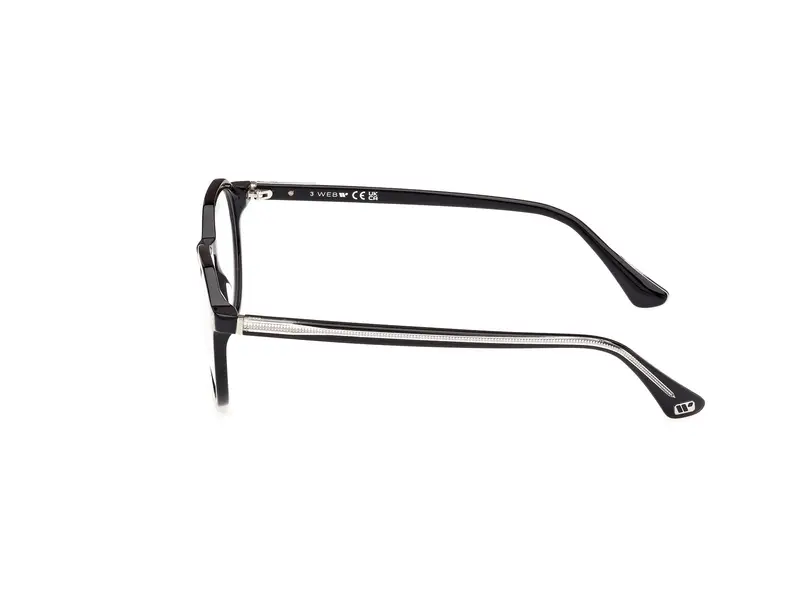 Web Uomo WE5427 1 Montature da vista Acetato Nero Rotonda Normale miniatura 2