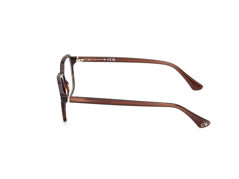 Web Uomo WE5428 56 Montature da vista Acetato Havana Geometrica Normale miniatura 2