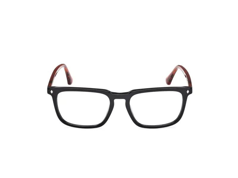 Uomo WE5430 002 Montature da vista Acetato Nero Squadrata Normale miniatura 2