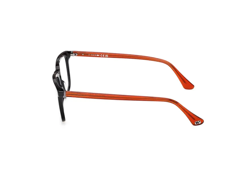 Uomo WE5430 002 Montature da vista Acetato Nero Squadrata Normale miniatura 3