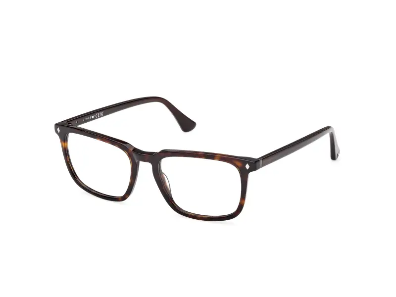 Uomo WE5430 052 Montature da vista Acetato Havana Squadrata Normale