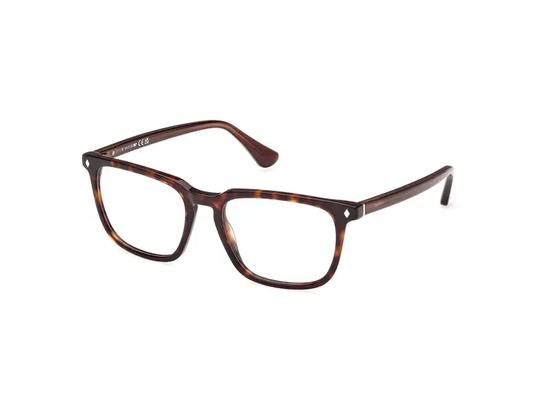 Web Uomo WE5430 56 Montature da vista Acetato Havana  Squadrata Normale