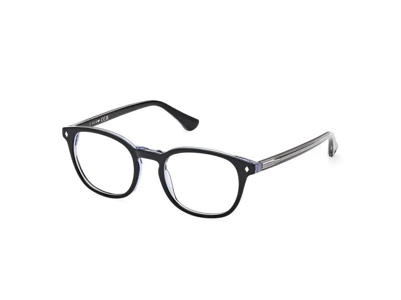 Web Uomo WE5441 5 Montature da vista Acetato Nero  Rotonda Normale