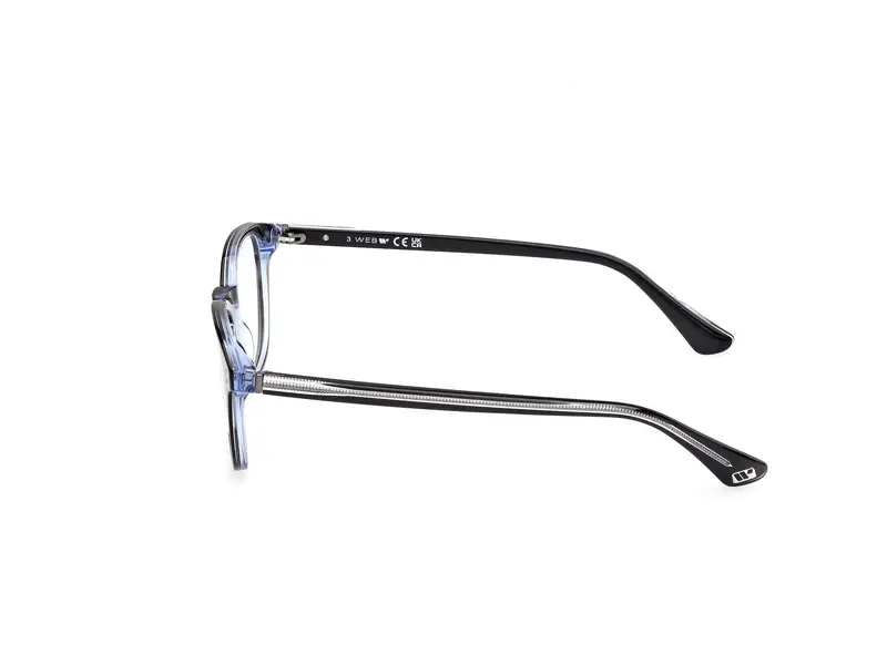 Web Uomo WE5441 5 Montature da vista Acetato Nero Rotonda Normale miniatura 2