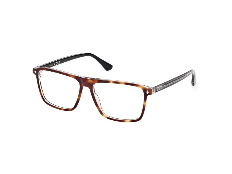 Web Uomo WE5442 56 Montature da vista Acetato Havana  Squadrata Normale