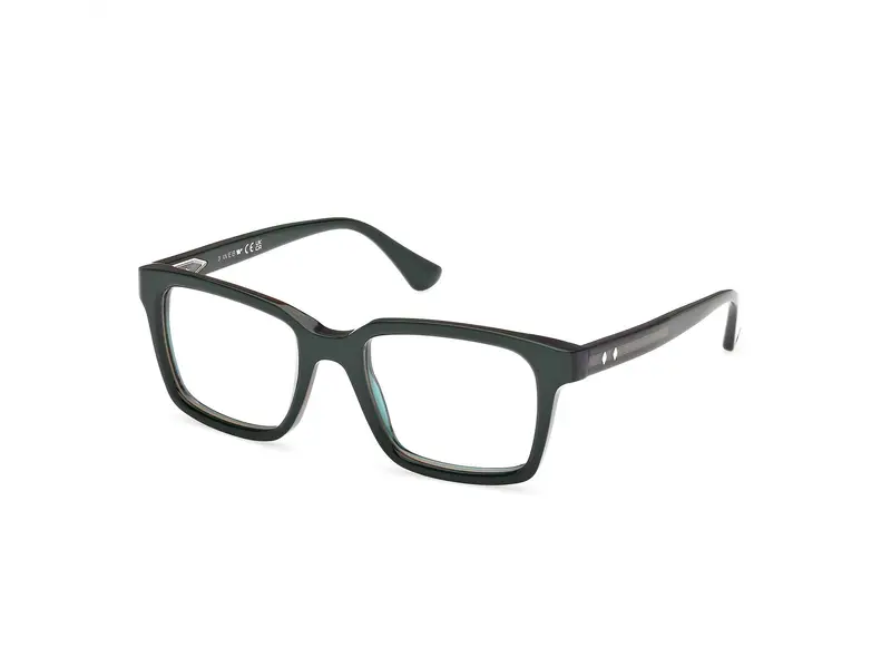 Web Uomo WE5452 98 Montature da vista Acetato Verde  Squadrata Normale