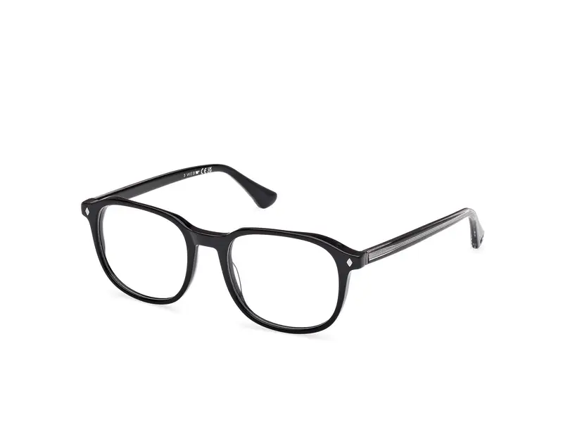 Web Uomo WE5454 5 Montature da vista Acetato Nero  Squadrata Normale