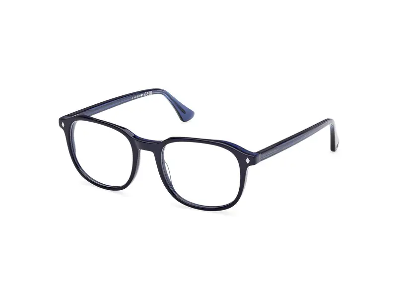 Web Uomo WE5454 92 Montature da vista Acetato Blu  Squadrata Normale