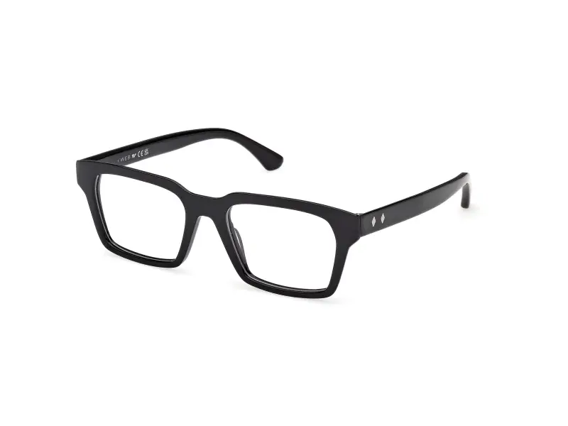 Uomo WE5459 001 Montature da vista Acetato Nero Squadrata Normale