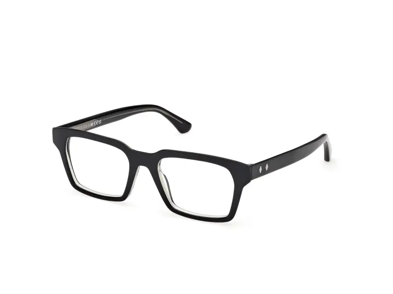 Uomo WE5459 005 Montature da vista Acetato Nero Squadrata Normale