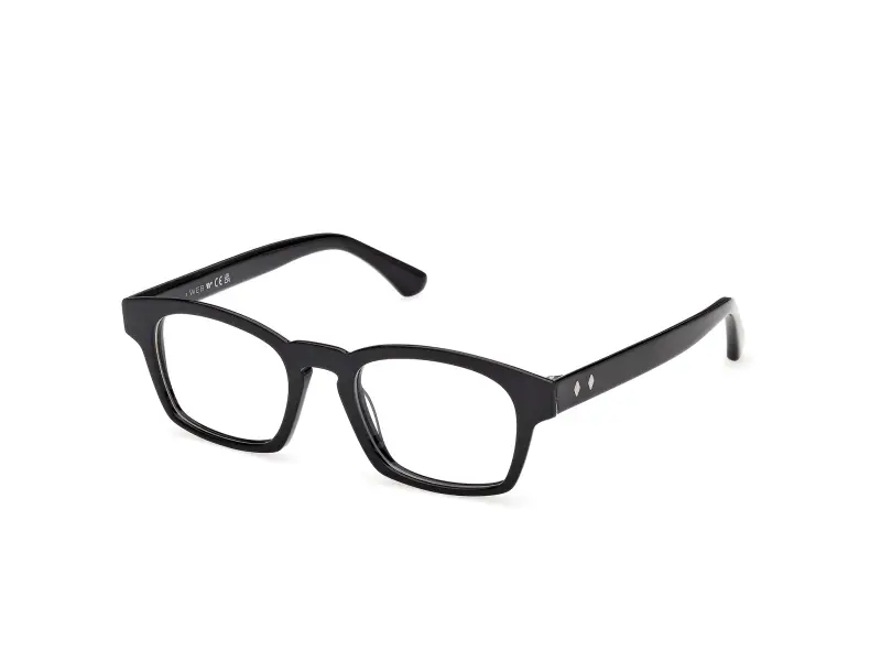Uomo WE5460 001 Montature da vista Acetato Nero Squadrata Normale