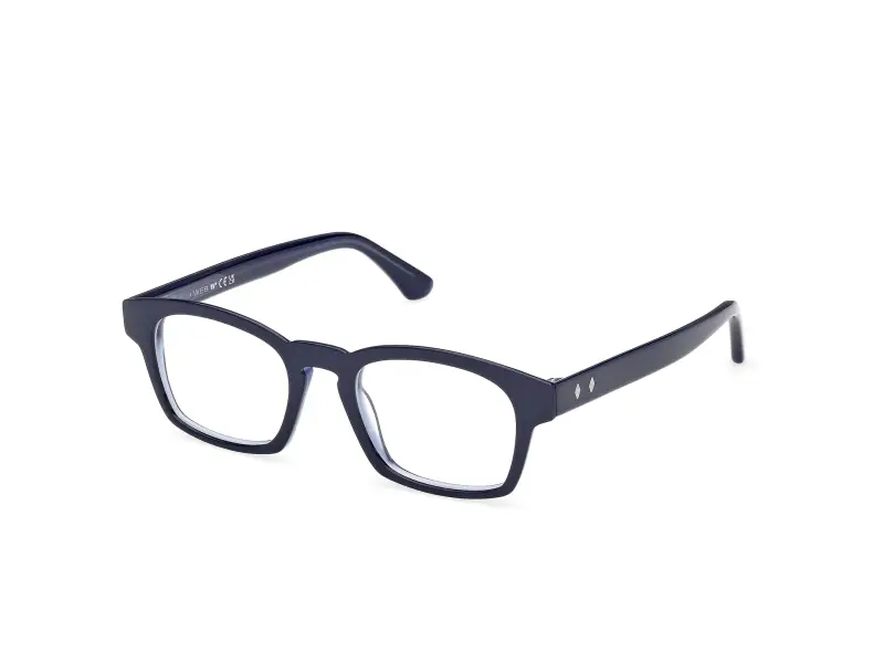 Uomo WE5460 092 Montature da vista Acetato Blu Squadrata Normale