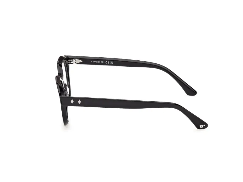 Uomo WE5461 001 Montature da vista Acetato Nero Rotonda Normale miniatura 3