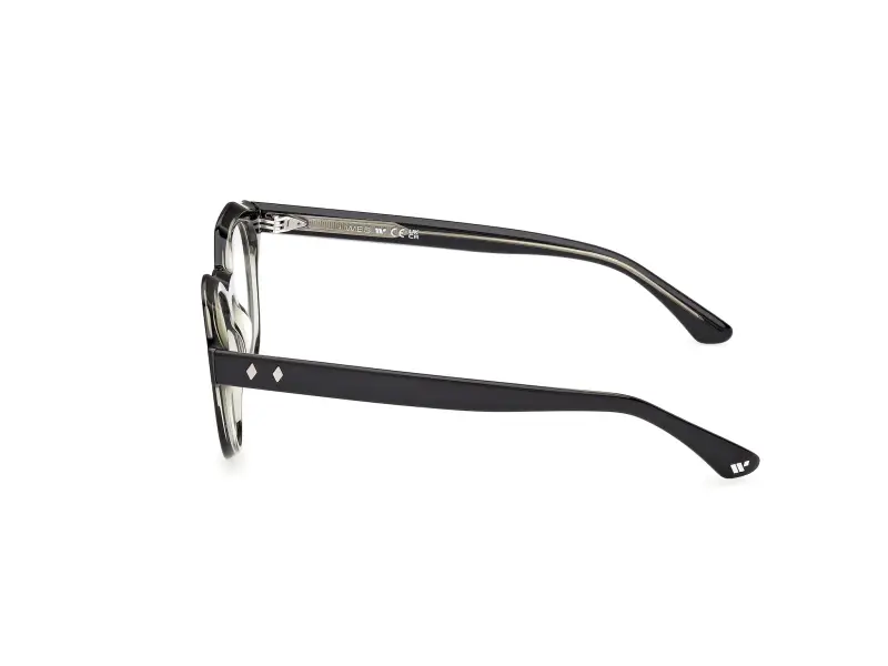 Uomo WE5461 005 Montature da vista Acetato Nero Rotonda Normale miniatura 3