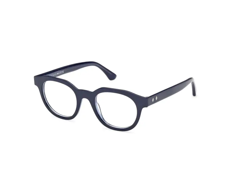 Uomo WE5461 092 Montature da vista Acetato Blu Rotonda Normale