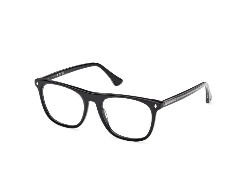 Uomo WE5462 005 Montature da vista Acetato Nero Squadrata Normale