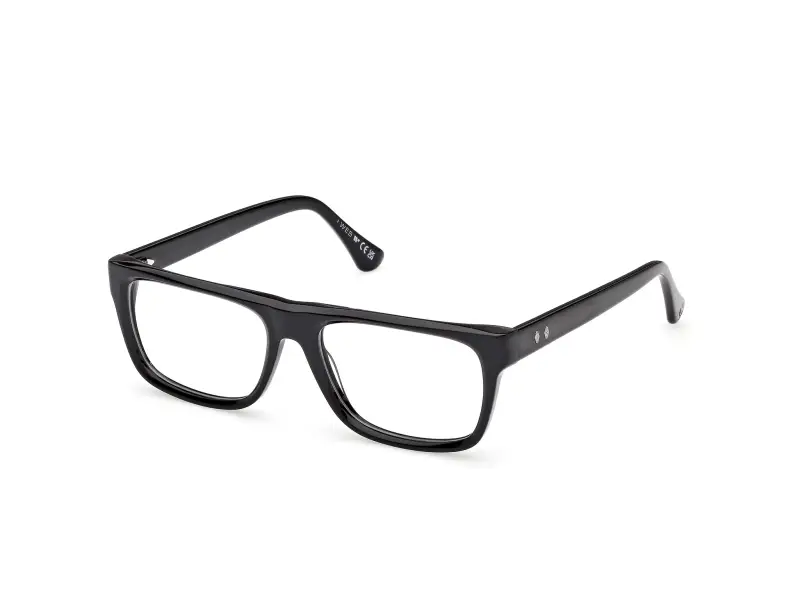 Uomo WE5464 001 Montature da vista Acetato Nero Squadrata Normale
