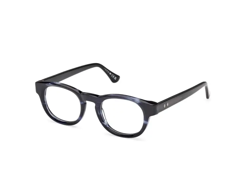 Uomo WE5465 092 Montature da vista Acetato Blu Rotonda Normale