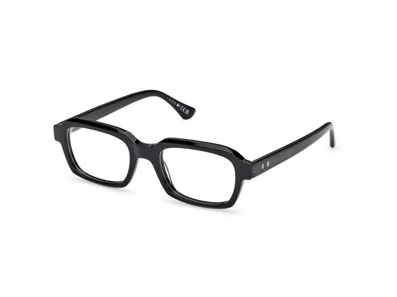 Uomo WE5466 001 Montature da vista Acetato Nero Squadrata Normale