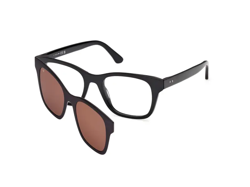 Uomo WE5467 001 Montature da vista Acetato Nero Squadrata Normale