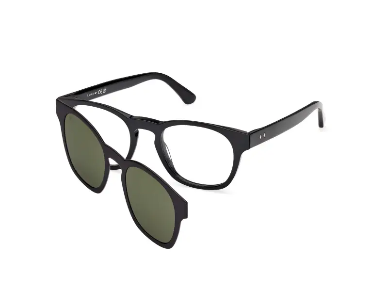 Uomo WE5468 001 Montature da vista Acetato Nero Rotonda Normale