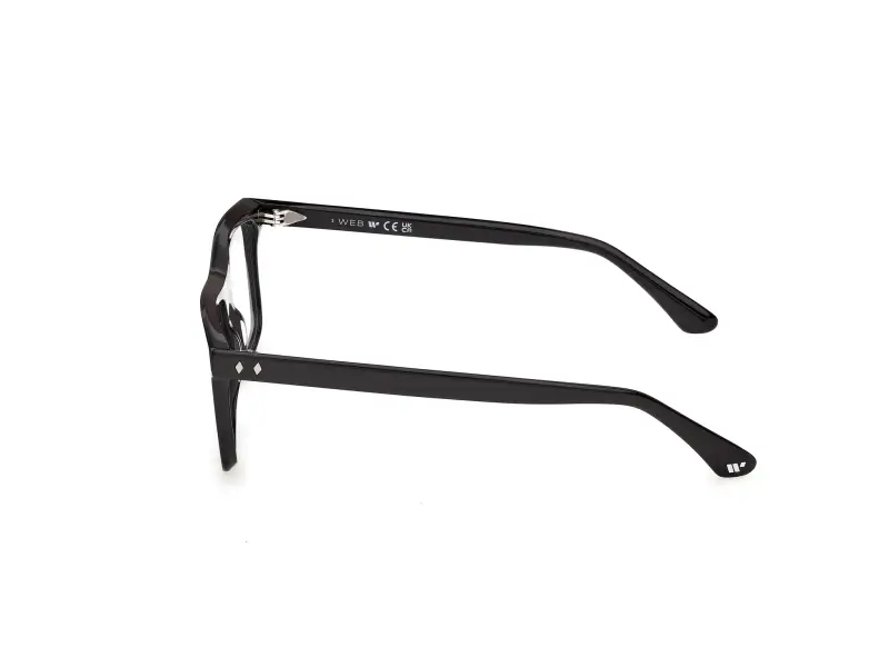 Uomo Web WE5471 001 Montature da vista Acetato Nero Squadrata Normale miniatura 3