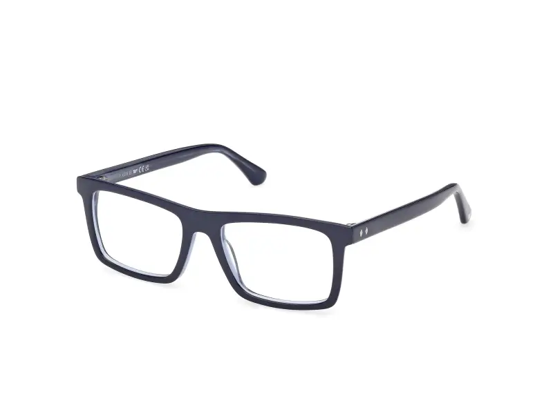 Uomo Web WE5471 092 Montature da vista Acetato Blu Squadrata Normale