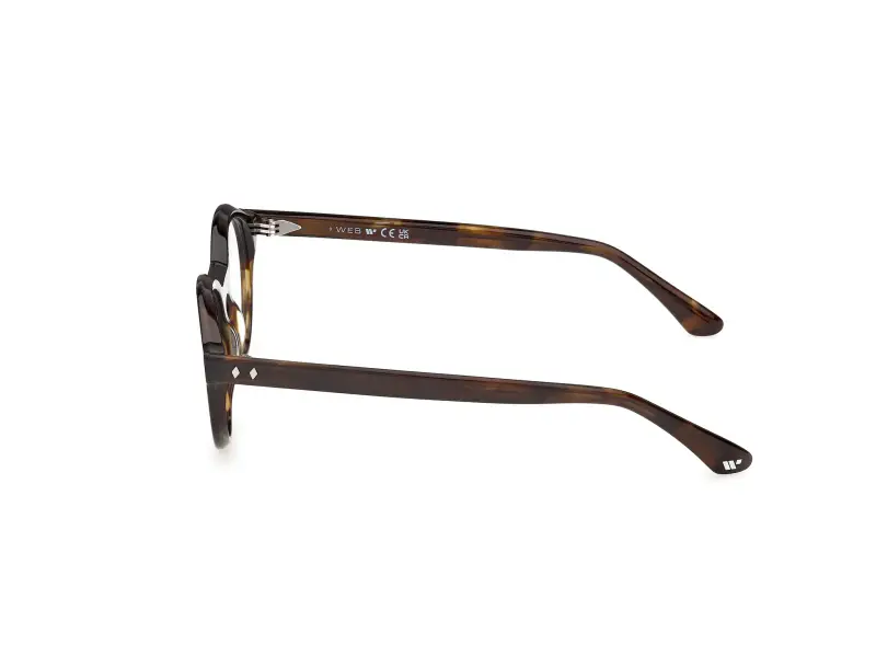 Uomo Web WE5472 052 Montature da vista Acetato Havana Rotonda Normale miniatura 3