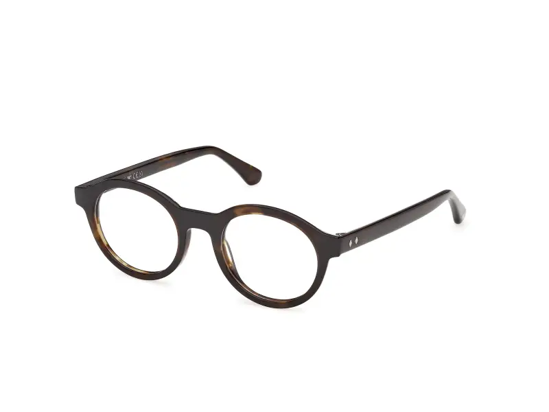 Uomo Web WE5472 052 Montature da vista Acetato Havana Rotonda Normale