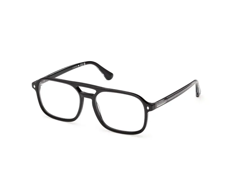 Uomo Web WE5473 005 Montature da vista Acetato Nero Squadrata Normale
