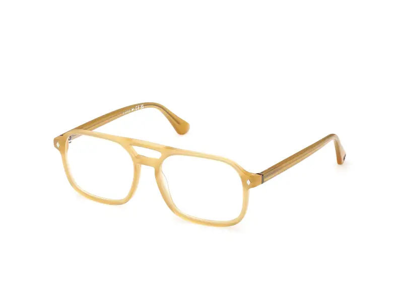 Uomo Web WE5473 041 Montature da vista Acetato Giallo Squadrata Normale