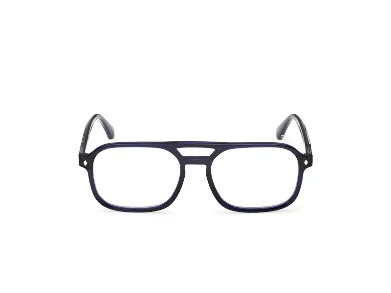 Uomo Web WE5473 092 Montature da vista Acetato Blu Squadrata Normale miniatura 2