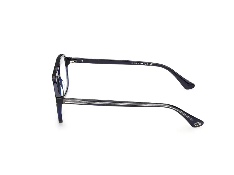 Uomo Web WE5473 092 Montature da vista Acetato Blu Squadrata Normale miniatura 3