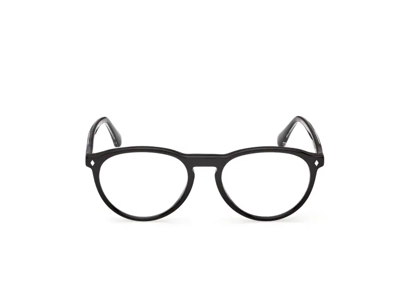 Uomo Web WE5474 005 Montature da vista Acetato Nero Rotonda Normale miniatura 2