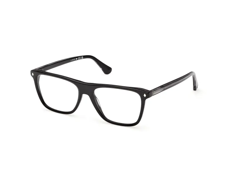 Uomo Web WE5475 005 Montature da vista Acetato Nero Squadrata Normale