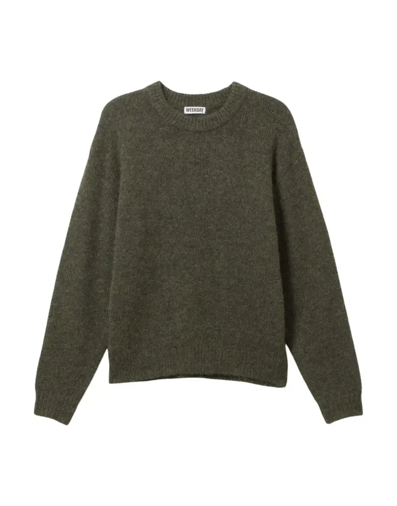 Woolblend Sweater Emilio Regular maglioncino in misto lana - Dark green M