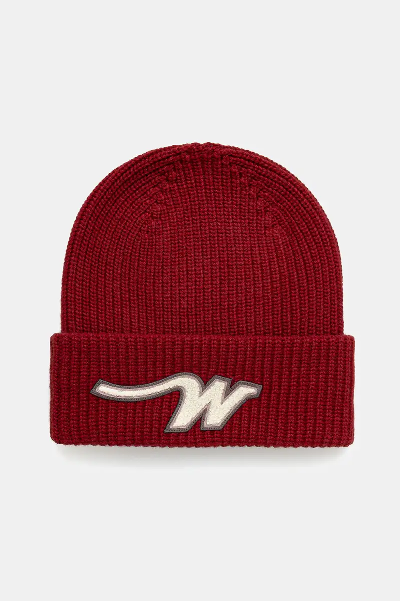 berretto in lana ALBEN Rosso