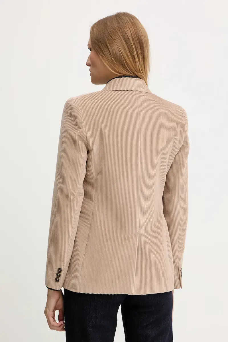 blazer con aggiunta di lana KATANGA colore beige 2525046062600 miniatura 3