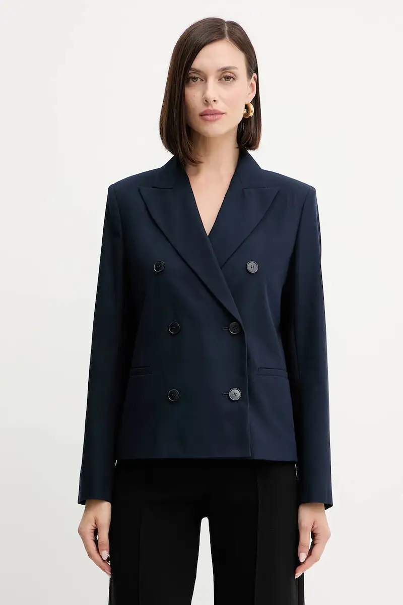 blazer in cotone TAPPETO colore blu navy 2525046061600