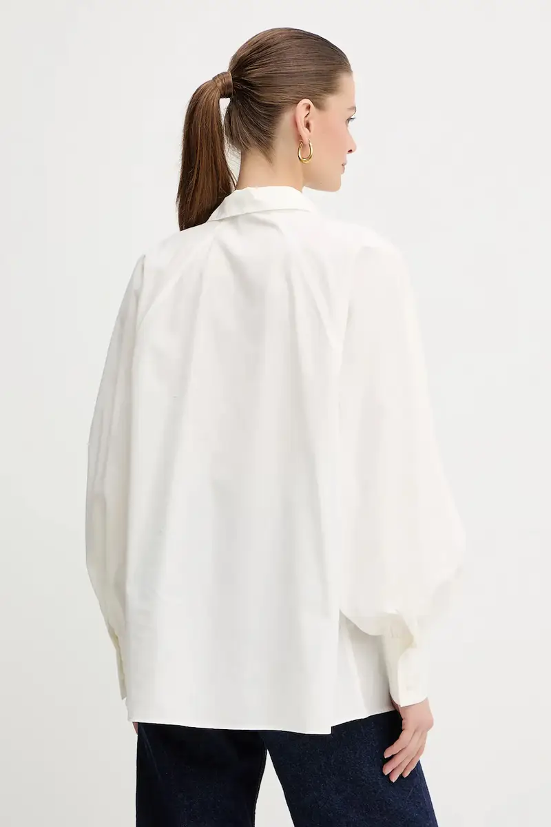 camicetta in cotone BURGOS Beige miniatura 3